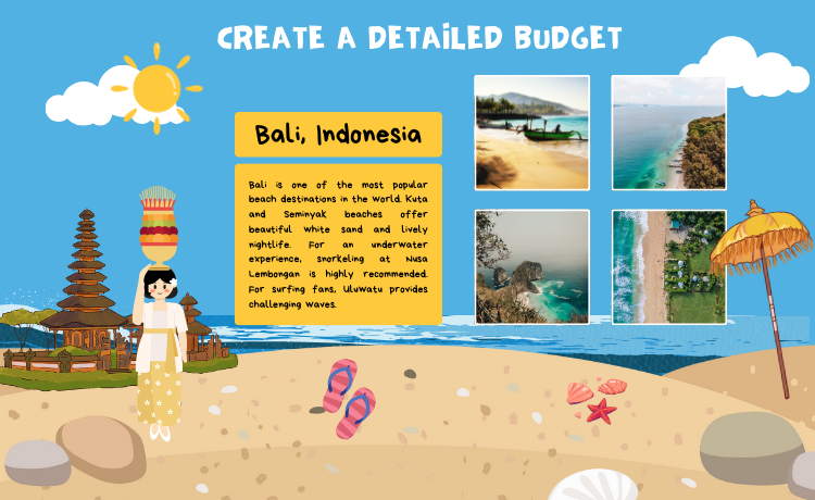 create budget for affordable vacation