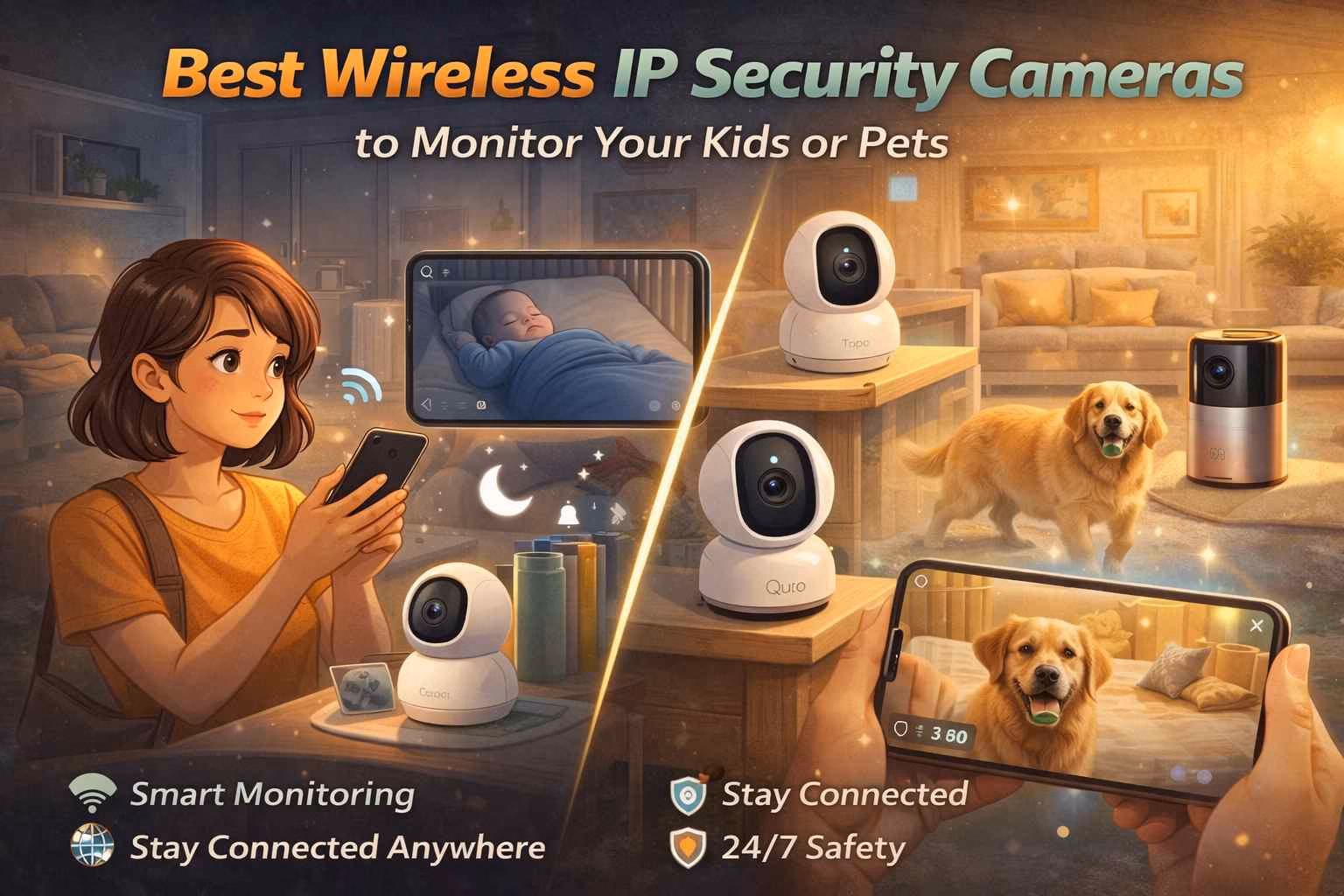 Best Wireless IP Security Cameras to Monitor Your Kids or Pets